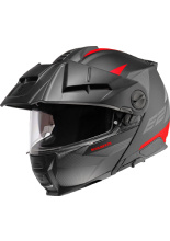 Kask szczękowy Schuberth E2 Defender czerwony