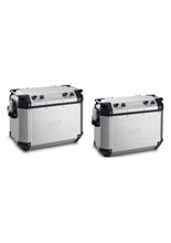 Komplet kufrów bocznych aluminiowych Givi Trekker Outback LEWY:48L PRAWY 37L